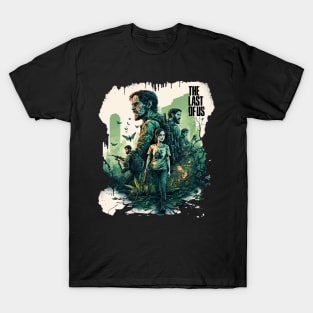 The Last of Us Pedro Pascal Joel, Ellie inspired design T-Shirt